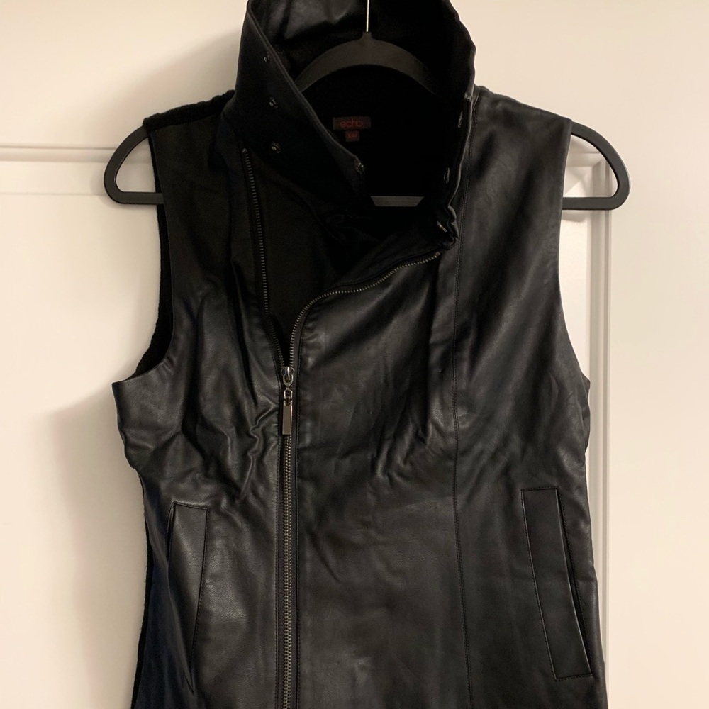 Faux Leather Vest